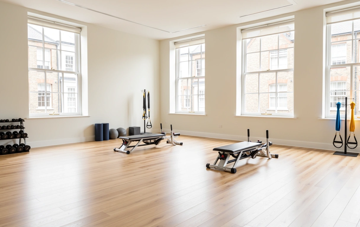 Professional kinesiotherapy studio environment