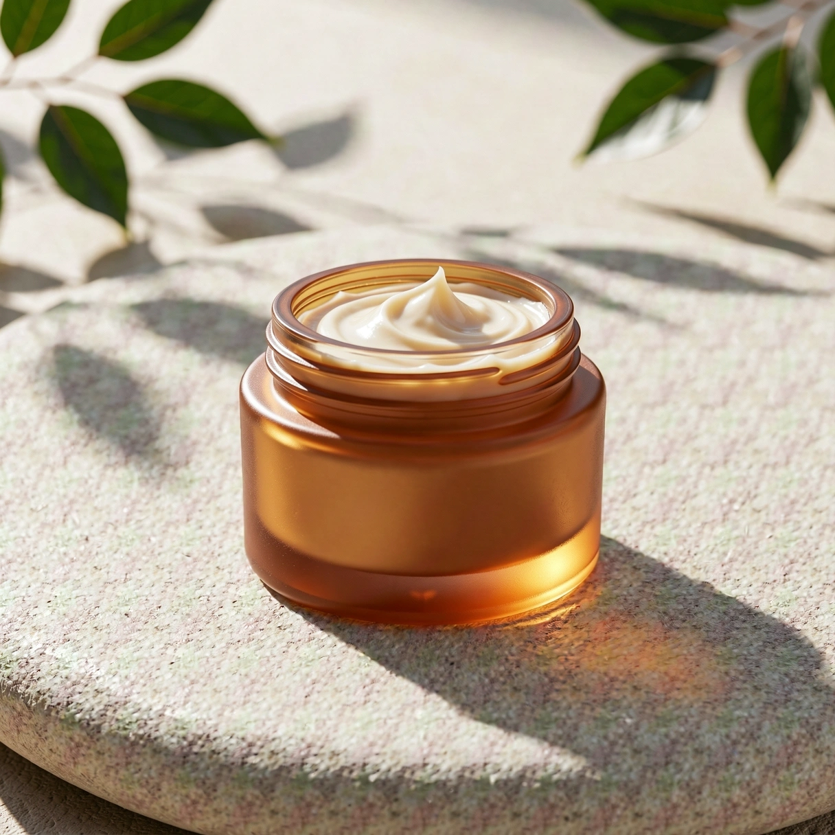 Premium face cream jar